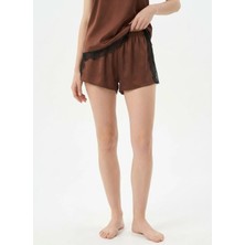 Vivis Kahverengi Kadın Pijama Şort 50VIV10917