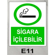 Baysan Yangın Sigara Içilebilir Uyarıcı Levha
