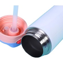 Gndz Store Çelik Içli Termos 360 ml Mavi SKM008