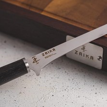 Gndz Store Zaika Fileto Bıçağı Venge Ağacı Ahşap Saplı Şef Bıçağı - Paslanmaz Çelik 20 cm