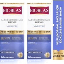 Gndz Store Saç Dökülmesine Karşı Anti-Stress Şampuan (Procyanidin & Biotin) (360 Ml) 2li Paket