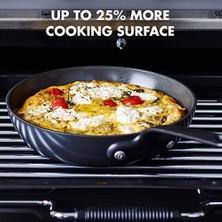 Gndz Store Sert Anodize Sağlıklı Seramik Yapışmaz Kızartma Tavası 30 Cm, Pas Içermez, Indüksiyonlu Ocaklara Uygun, Bulaşık Makinesinde Yıkanabilir, Fırına Dayanıklı, Siyah