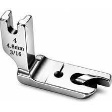 Albertos Sanayi Tipi Düz Dikiş Makinesi Kıvırma Ayağı 1 Adet 4.80 mm 3/16 Lot 4