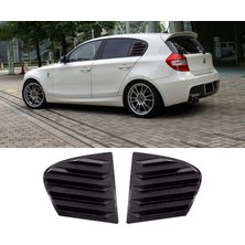 Tuning Vadisi Bmw E87 Kelebek Cam Vizörü (Plastik) Parlak Siyah 2004 2011 Arası