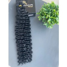 Permalı Mikro Kaynak Doğal Saç 65 cm 250 Adet