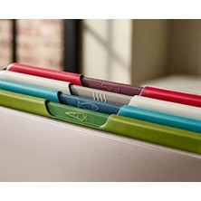 Gndz Store Folio 4 Parça Kesme Tahtası Seti (Büyük), Çok Renkli