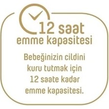YF Tekstil Ambalaj Pure Baby Organik Pamuklu Cırtlı Bez Ekonomik Paket 4 Numara Maxi 200 Adet
