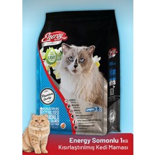 Energy Somonlu Kısırlaştırılmış Kedi Maması - 1 kg