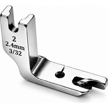 Albertos Sanayi Tipi Düz Dikiş Makinesi Kıvırma Ayağı 1 Adet 2.40 mm 3/32 Lot 2