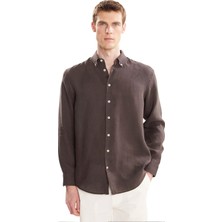 Ted Baker Kahverengi Erkek Gömlek TBMRSH2034-1