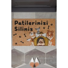 Charmbi Köpek Patileri Dekoratif Çok Amaçlı Iç ve Dış Kapı Paspası