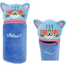 Dolphin  Oval Peluş Kalem Kutusu