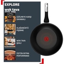 Gndz Store Explore Fusion Core 9x Wok Tava -28 cm