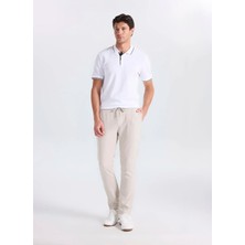 Altınyıldız Classics Ekru Erkek Slim Fit Pantolon ACE001262041