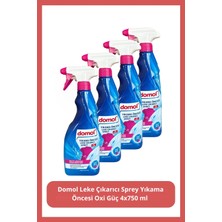 Domol Leke Çıkarıcı Sprey Yıkama Öncesi Oxi Güç 750 ml (4 Adet)