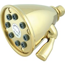 Gndz Store K139A2 Tasarımcı Trimscape Showerscape Jet Sprey Duş Başlığı, Parlak Pirinç 3,63 x 3,63 x 4,75