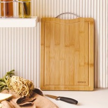 Gndz Store Owen Rectangle Large Bambu Kesme Tahtası