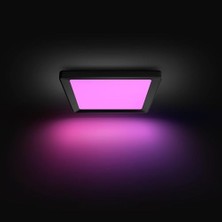 Gndz Store Hue Tento Siyah Sıva Üstü Rgb Akıllı LED Panel Tavan Armatürü 30X30CM 1340 Lumen