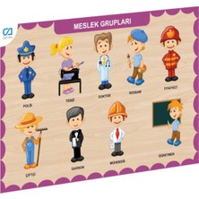 Ca Games CAAHS-3203 Ahşap Meslek Grupları Bul-Tak