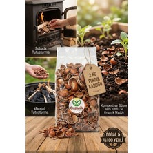 Organik Yolda 2 kg Doğal Fındık Kabuğu – Mangal ve Soba Tutuşturucu, Organik Kompost ve Bahçe Malçlama Için Yerli Fındık Kabuğu