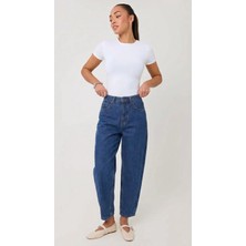Best Offer Barrel Bliss Mid Rodeo Kadın Jean Pantolon