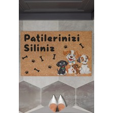 Charmbi Köpek Patileri Dekoratif Çok Amaçlı Iç ve Dış Kapı Paspası
