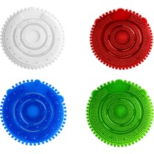 Kutax Lavabo Pisuvar Süzgeci Koku Giderici 4'lü Karma Paket (Beyaz Sabun, Çilek, Okyanus, Çam)