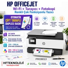 Hp Officejet Pro Wi-Fi + Tarayıcı + Fotokopi Renkli Çok Fonksiyonlu Mürekkep Püskürtmeli YAZICI(8013 Pro)