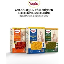 Yayla Kırmızı Mercimek Fusulli + Yeşil Mercimek Penne + Nohut Penne 250 gr