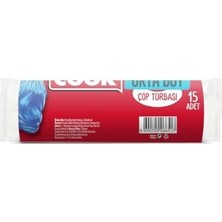 YF Tekstil Ambalaj Çöp Torbası Orta Boy 55 x 60 cm (15 Adet/rulo)