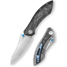 Trivisa Rhino-W | Karbon Fiber + Titanyum Sap | M390 Çelik Çakı | JM08-W-M