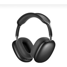 Linkage Kablosuz Bluetooth Şarjlı Aux Tf Kart Girişli Kulak Üstü Kulaklık Siyah