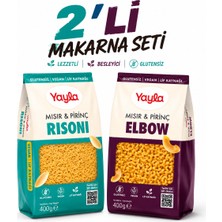 Yayla Mısır Pirinç Risoni + Mısır Pirinç Elbow 400 gr