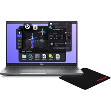 Dell Precision M3591 XCTOP3591EMEA-VP1H515 Ultra7 155H 64GB 1tbssd+1tbssd A500 15.6” W11P Dizüstü Iş Istasyonu