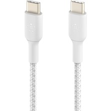 Belkin CAB004BT1MWH – 60W USB-C to USB-C Kablo 1 m – Beyaz