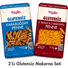 Yayla Karabuğday Penne + 3 Tahıl 2 Bakliyatlı Penne 400 gr