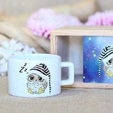 YF Tekstil Ambalaj Ahşap Kutusunda Sevimli Kupa Bardak