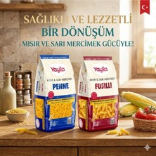 Yayla Mısır Sarı Mercimek Penne + Mısır Sarı Mercimek Fusulli 400 gr