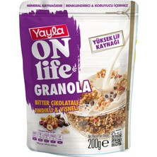 Yayla On Life Granola Bitter Çikolatalı Fındıklı&vişneli 200 gr