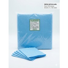 Yaprak Hı-Tech Nano Mikrofilement Bez 30*30 60GR Mavi Renk 100 Adet