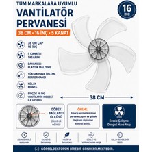 Öz Beyaz Eşya Arçelik 16370 A-V - Beko 31670 A-V Uyumlu Vantilatör Pervanesi