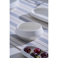 Acar JEA-07391 Rumi Beyaz Porselen 11.5 cm Yuvarlak Kase 6 Adet