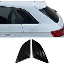 Tuning Vadisi Audi A3 8V Kelebek Cam Vizörü Kaplama 2013 2019 Arası Hb Uyumlu Parlak Siyah