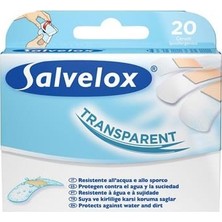 Salvelox 20li Şeffaf Su Geçirmez Yara Bandı Profesyonel Kalite ile Suya Karşı Koruma