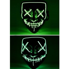 LED Işıklı Yeşil Maske