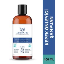 Ashley Joy Kepek Karşıtı Onarıcı Saç Bakım Şampuanı 400 ml - Normal & Yağlı Saçlar İçin, Doğal Özlü, Tuzsuz