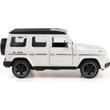 Vardem Kut.çek Bırak 1:32 Işıklı ve Sesli Metal Jeep - Beyaz