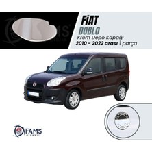 Fams Otomotiv Fiat Doblo Krom Depo Kapağı 2010-2022 Paslanmaz Çelik