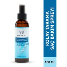 Ashley Joy Vegan Çift Fazlı Besleyici Saç Bakım Spreyi 150 ml Tüm Saçlar İçin Onarıcı Etki