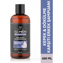 Ashley Joy Erkekler İçin Güçlendirici Mentollü Şampuan 400 ml Sülfatsız ve Kepek Karşıtı